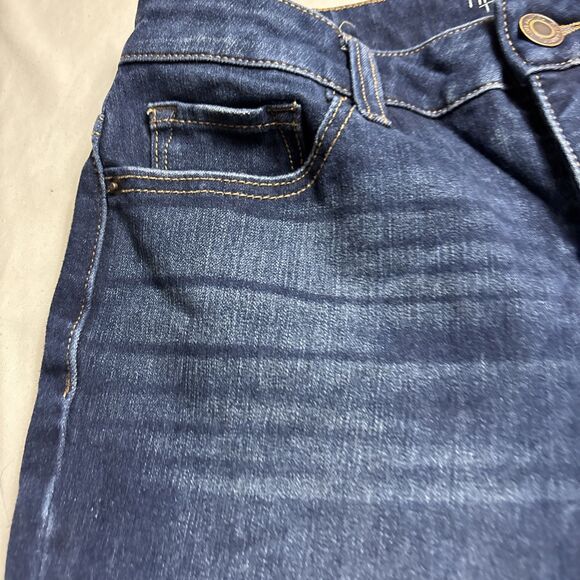 Size 4 Denim Lot 2 Pair Jeans 1 Shorts  Dark Wash Skinny High Rise Bundle BL - Picture 14 of 16